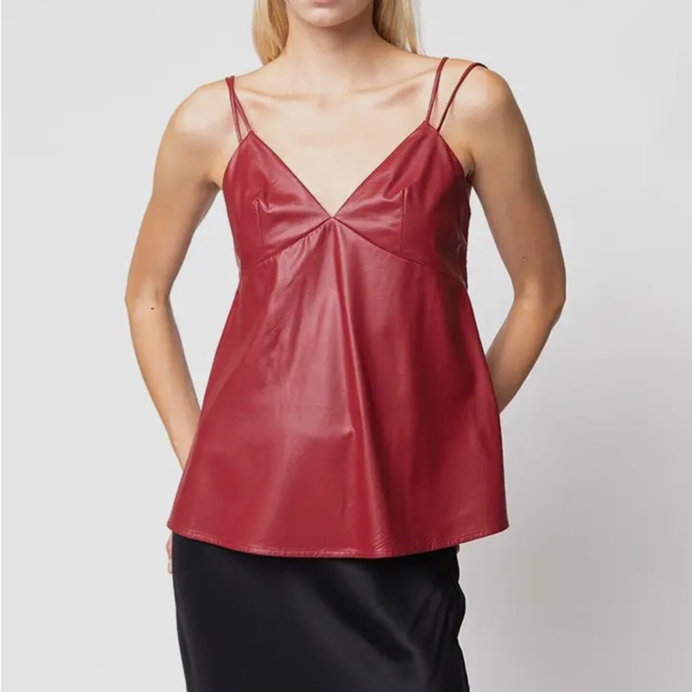 Elegant Red Women's Top